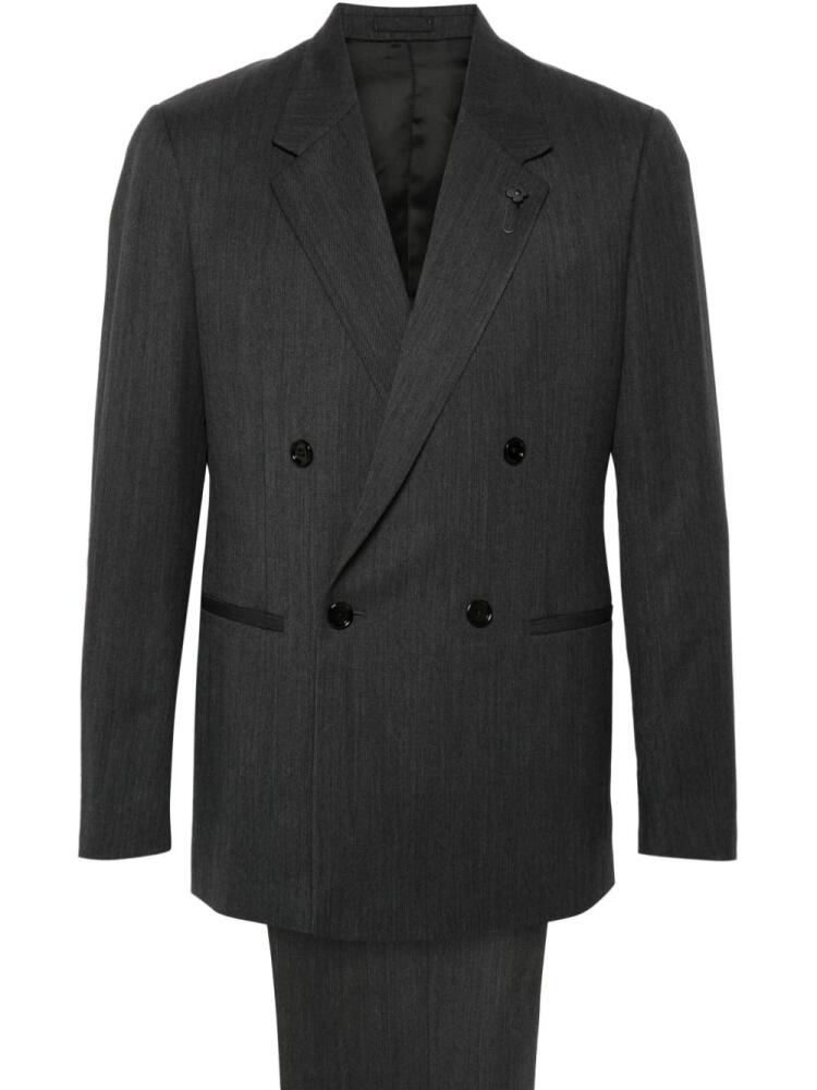 Lardini double-breasted suit - Black Cover