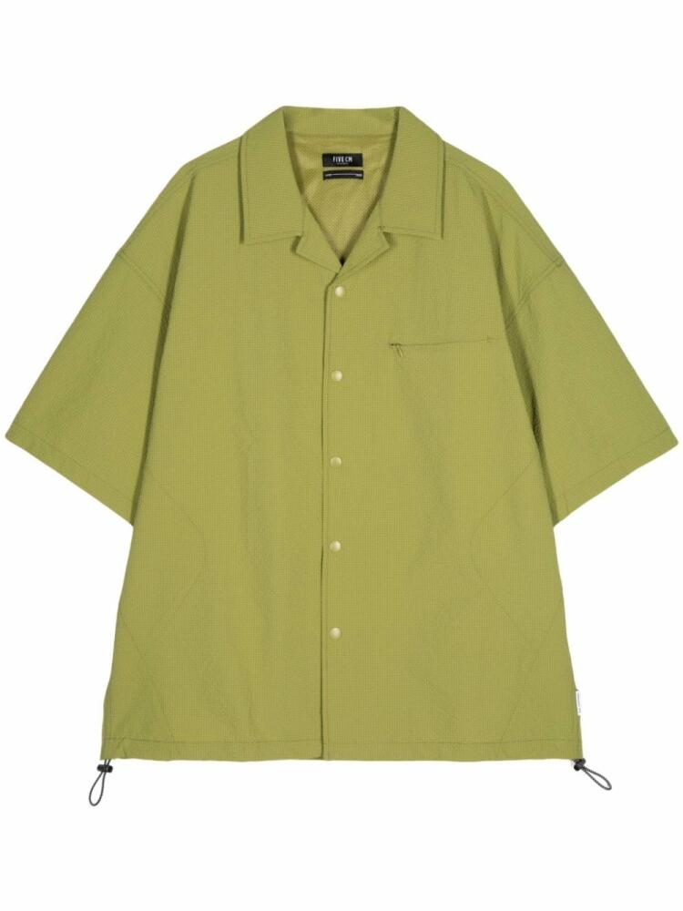 FIVE CM drawstring short-sleeve shirt - Green Cover