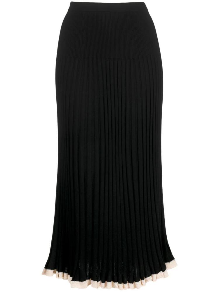 Proenza Schouler Silk Cashmere Skirt - Black Cover