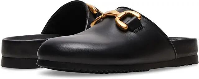 Steve Madden Masin (Black Leather) Women's Slippers Cover