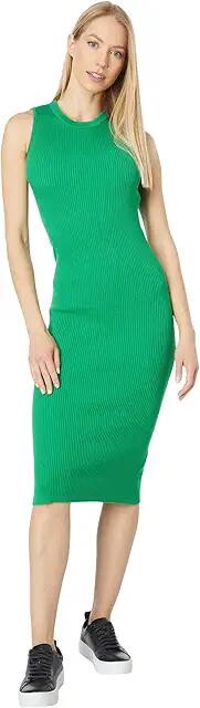 MONROW Sweater Tank Dress (Green) Women's Clothing Cover