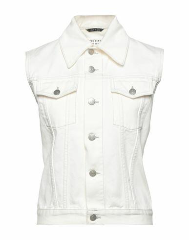 Maison Margiela Woman Denim outerwear Ivory Cotton Cover