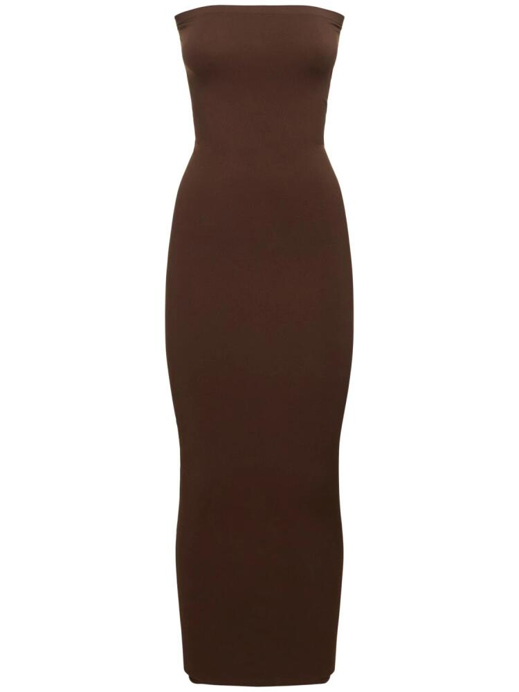 WOLFORD Fatal Stretch Jersey Midi Tube Dress Cover