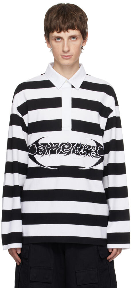 AMBUSH White Striped Polo Cover