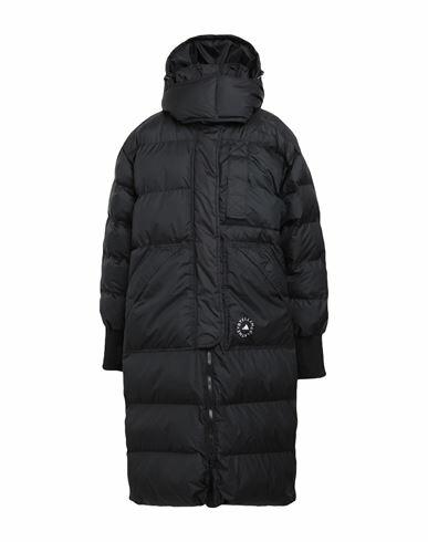 Adidas By Stella Mccartney Adidas By Stella Mccartney Long Padded Winter Jacket Woman Puffer Black Recycled polyester Cover