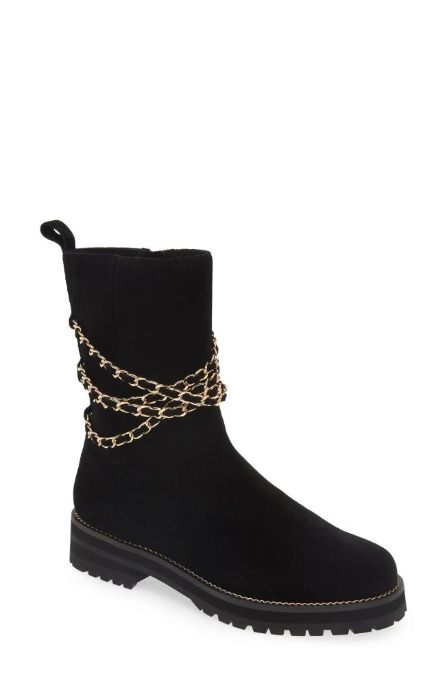 Cecelia New York Misunderstood Chain Boot in Black Suede Cover