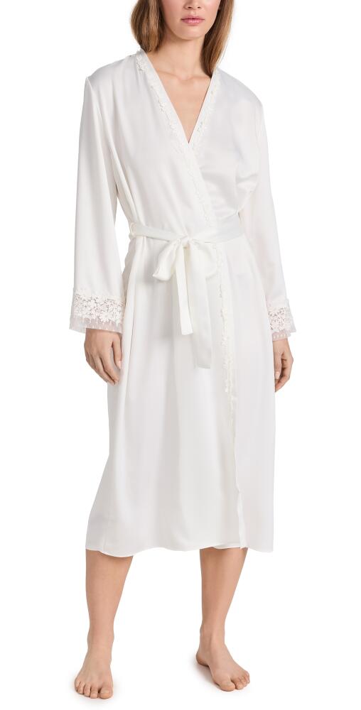 Flora Nikrooz Showstopper Charmeuse Robe Ivory Cover