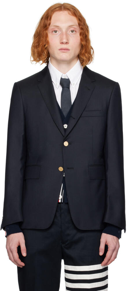 Thom Browne Navy Classic Blazer Cover