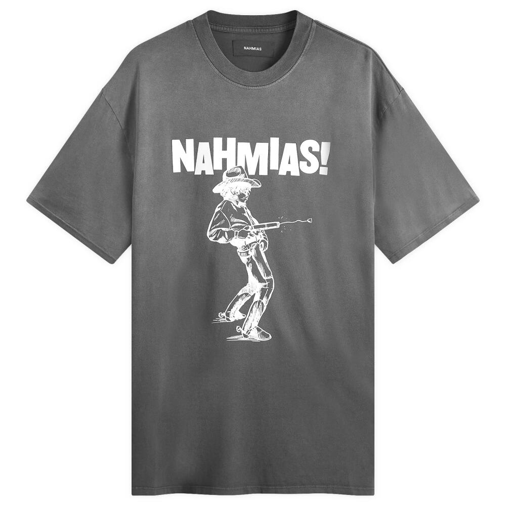 Nahmias Men's Reach for the Sky T-Shirt in Worn Black Cover