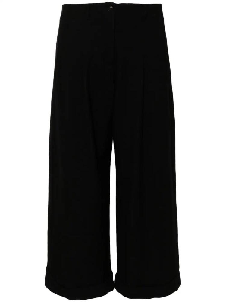 Société Anonyme cropped wide-leg trousers - Black Cover