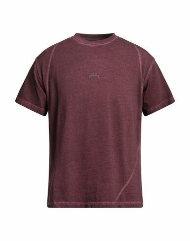 A-cold-wall* Man T-shirt Burgundy Cotton Cover