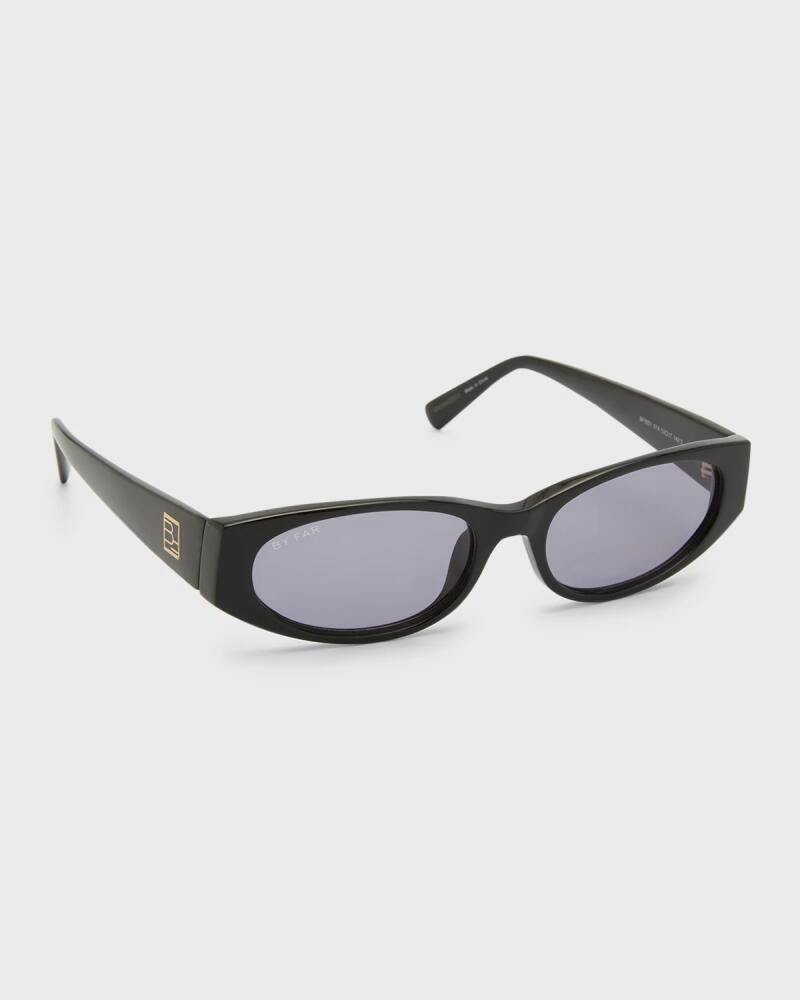 BY FAR Rodeo Round Acetate Sunglasses Cover