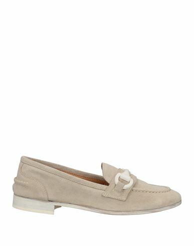 Calpierre Woman Loafers Beige Soft Leather Cover