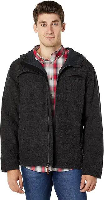 Obermeyer Wyatt Wooly Jacket (Black) Men's Clothing Cover