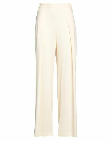 Gentryportofino Woman Pants Cream Viscose, Virgin Wool, Elastane Cover