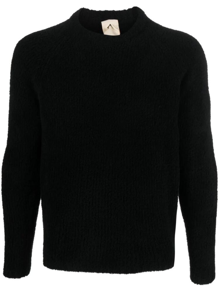 Ten C long-sleeved textured jumper - Black Cover