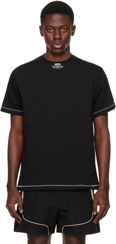 ADER error Black Printed T-Shirt Cover