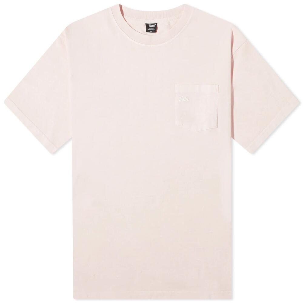 Patta Men's Washed Pocket T-Shirt in Lotus Cover