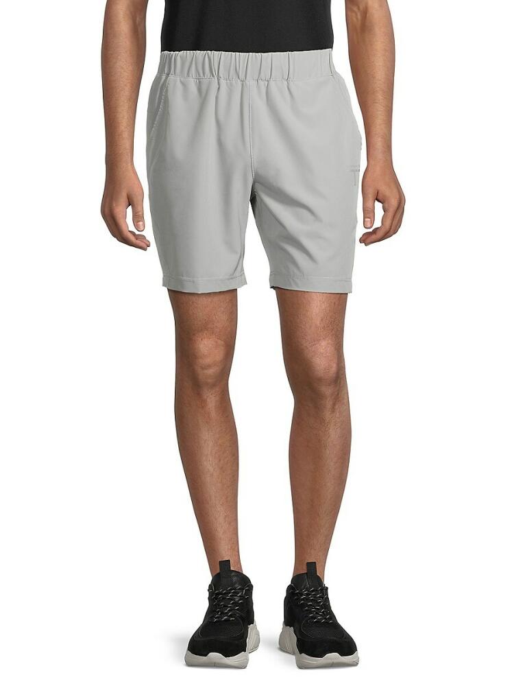 Tahari Men's Solid-Hued Pull-On Shorts - Grey Cover