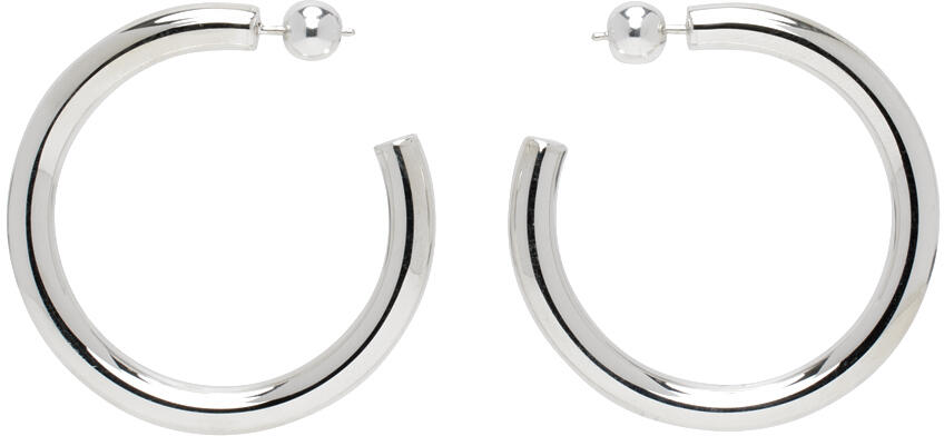 Sophie Buhai Silver Medium Everyday Hoop Earrings Cover