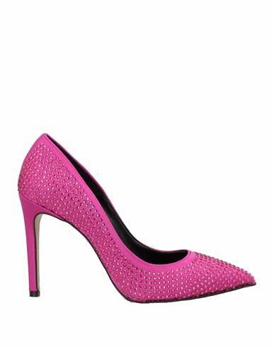 Divine Follie Woman Pumps Fuchsia Textile fibers Cover