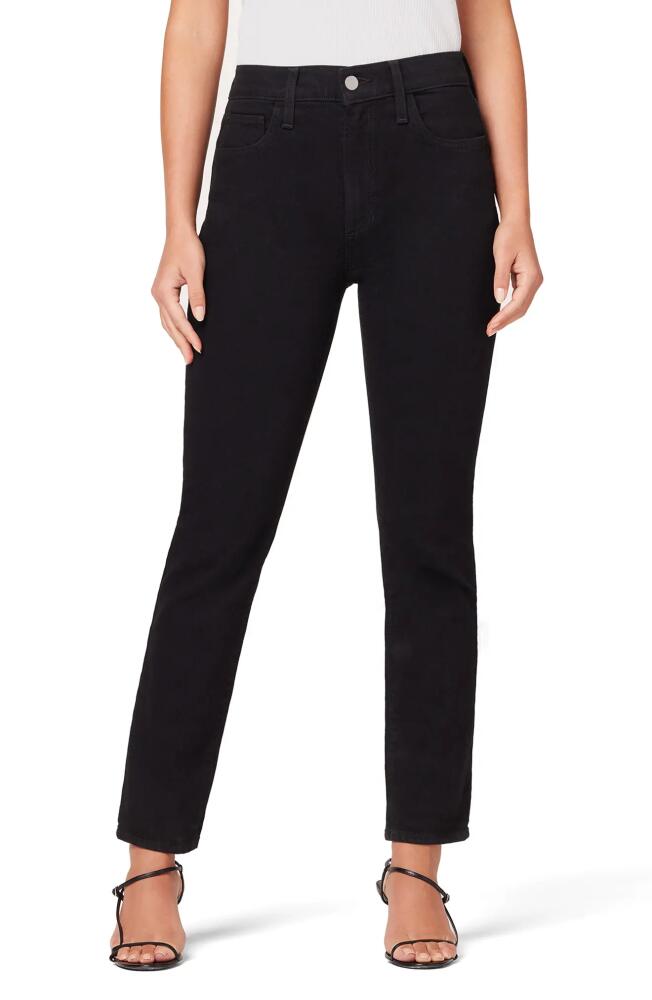 Favorite Daughter The Erin High Rise Straight Leg Jeans in Black Cover