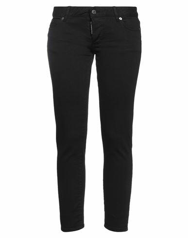 Dsquared2 Woman Jeans Black Cotton, Elastane Cover