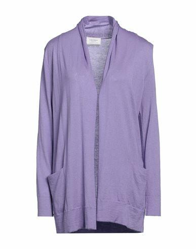 Snobby Sheep Woman Cardigan Lilac Silk, Cashmere Cover