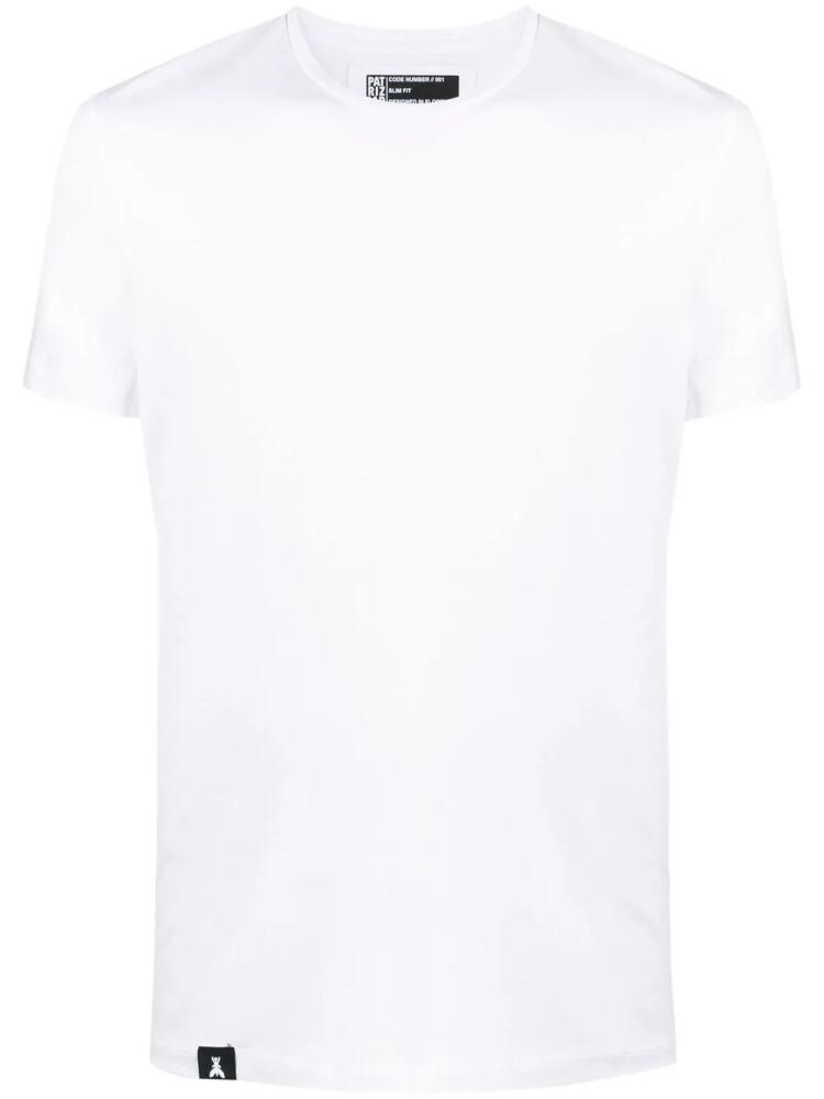 Patrizia Pepe logo hem t-shirt - White Cover