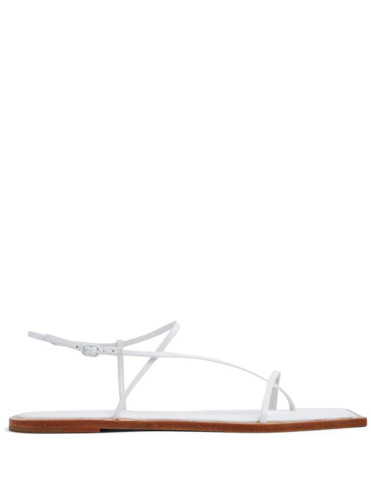 Studio Amelia strappy leather sandals - White Cover