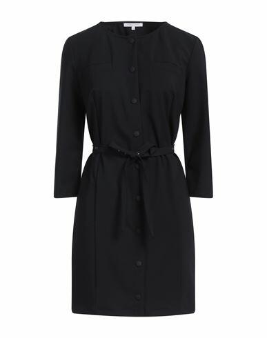 Patrizia Pepe Woman Mini dress Black Polyester, Virgin Wool, Elastane Cover