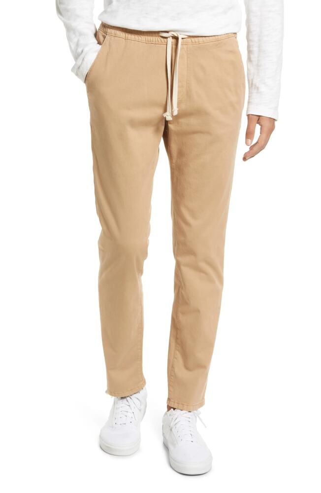 Marine Layer Slim Fit Saturday Pants in Khaki Cover