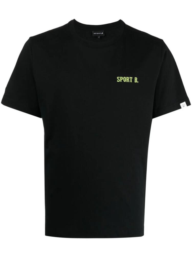 SPORT b. by agnès b. logo-print crew-neck T-shirt - Black Cover