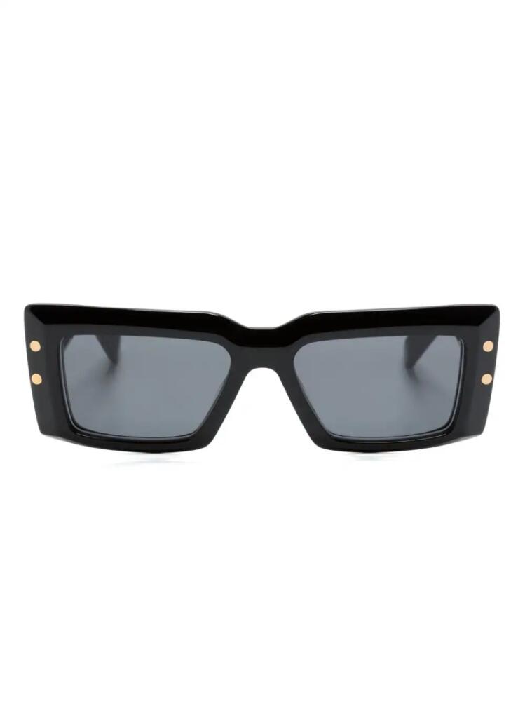 Balmain Eyewear Imperial square-frame sunglasses - Black Cover