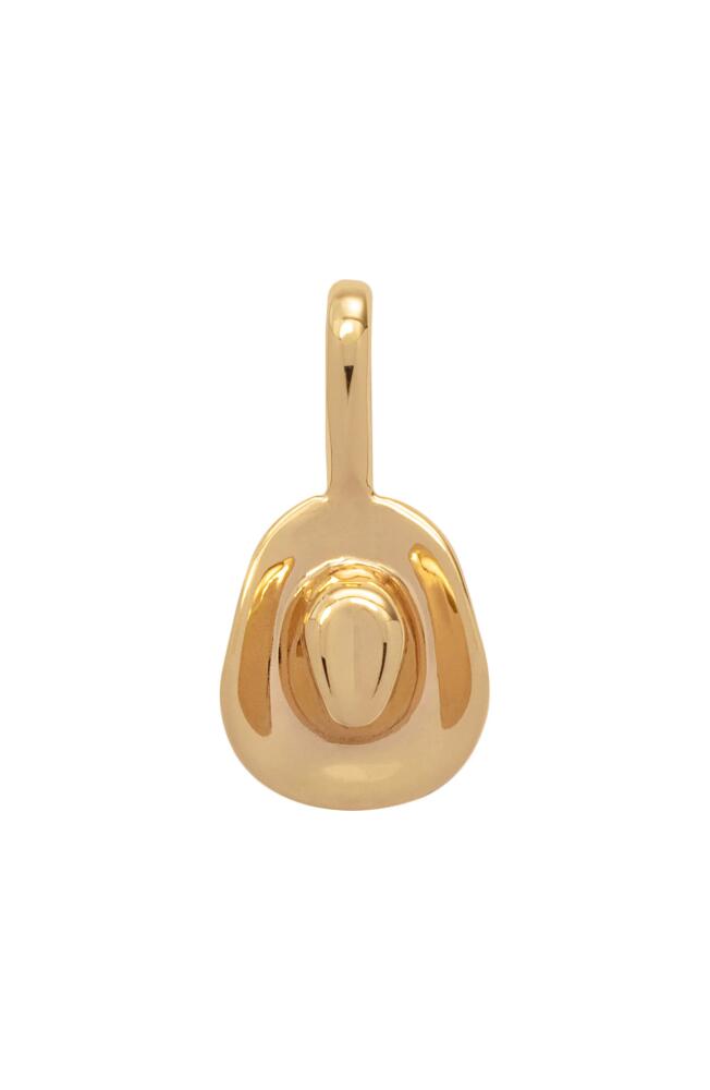 MADE BY MARY Western Hat Charm Pendant in Gold Cover