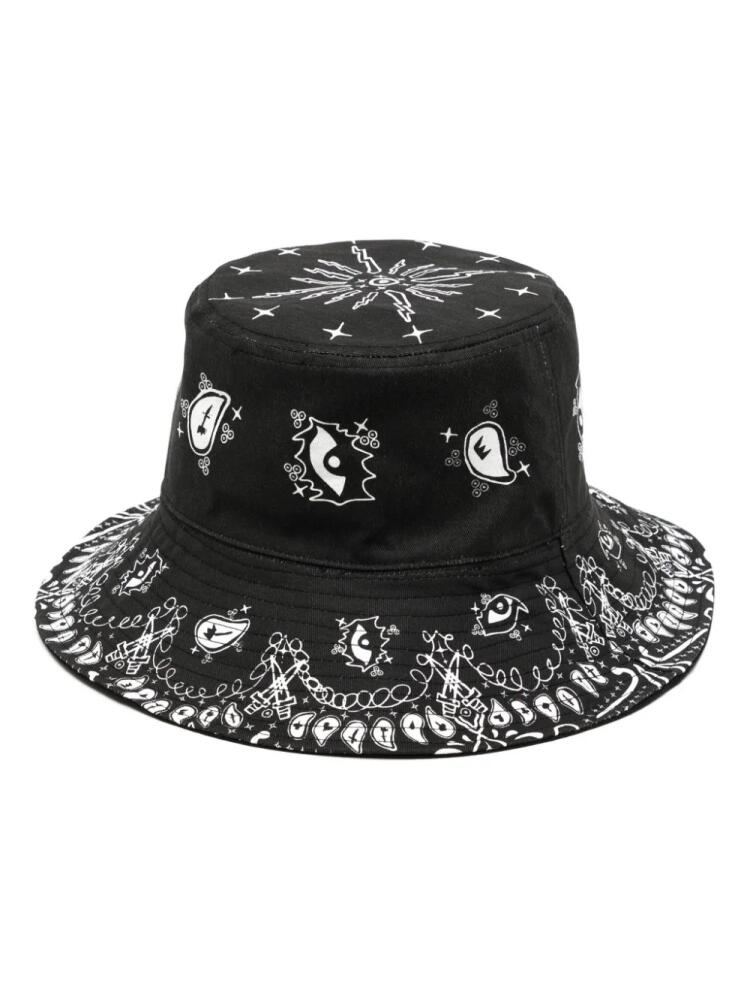 Haculla Paisley reversible bucket hat - Black Cover