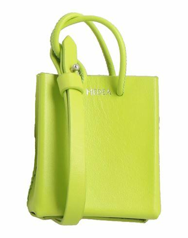 Medea Woman Shoulder bag Light green Soft Leather Cover