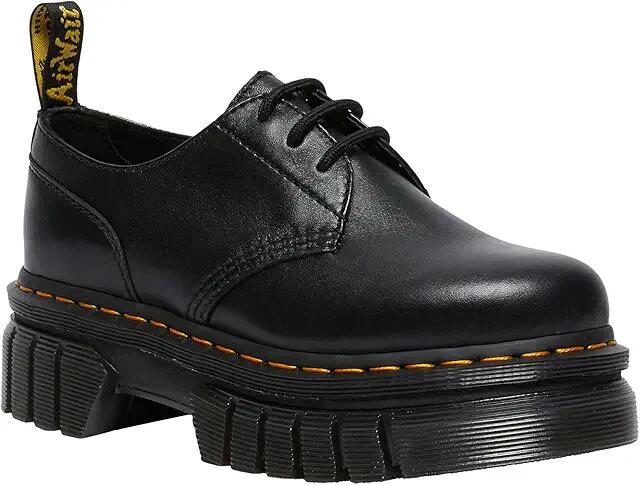 Dr. Martens Audrick 3-Eye Shoe (Black Nappa Lux) Women's Shoes Cover