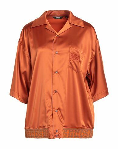 Gcds Woman Shirt Rust Polyester Cover