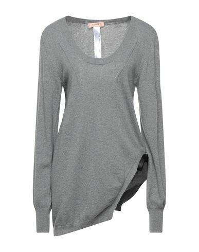 Twinset Woman Sweater Grey Polyamide, Viscose, Wool, Cashmere Cover