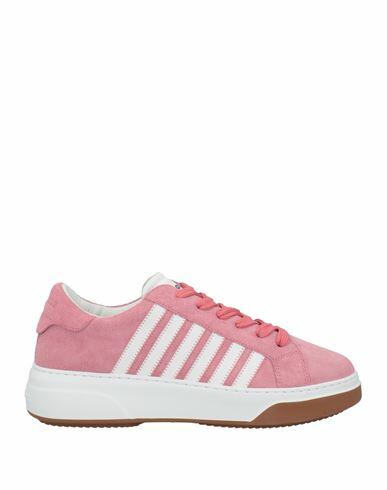 Dsquared2 Woman Sneakers Pink Soft Leather Cover