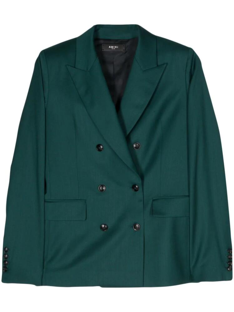 AMIRI DB wool blazer - Green Cover