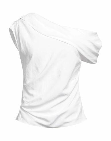 Rochas Woman Top White Viscose, Linen Cover