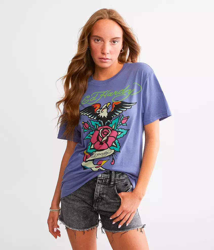 Ed Hardy Eagle Anchor Throwback T-Shirt Cover