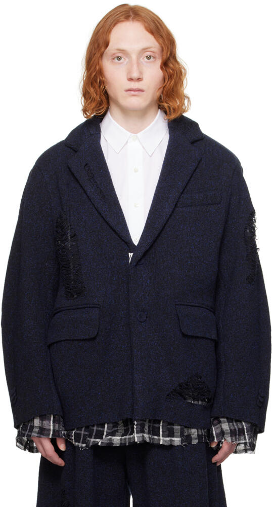 ADER error Navy Varto Blazer Cover