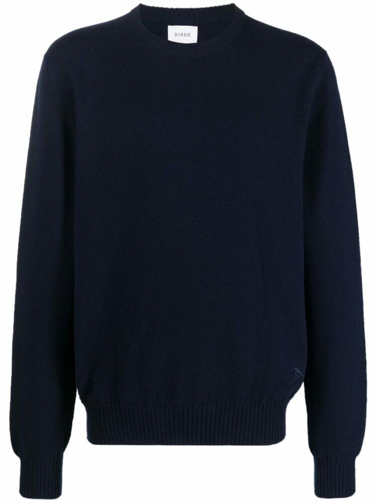 Barrie round neck cashmere sweater - Blue Cover