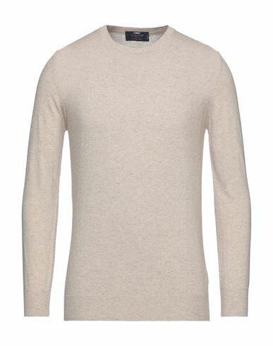 Giulio Corsari Man Sweater Beige Wool, Viscose, Polyamide, Cashmere Cover