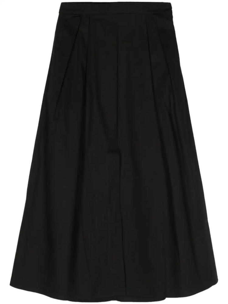 Róhe A-line poplin skirt - Black Cover