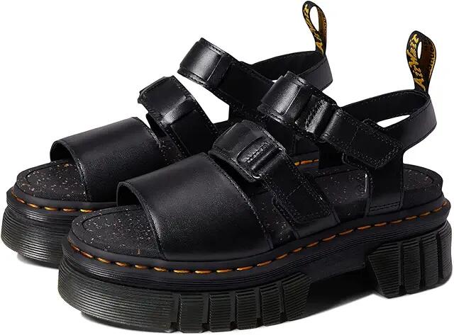 Dr. Martens Ricki 3-Strap Sandal (Black Nappa Lux) Women's Shoes Cover