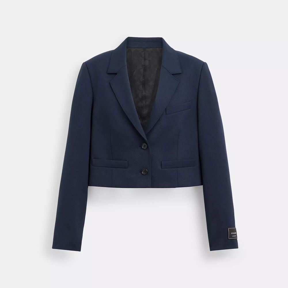 Coach Cropped Blazer Cover